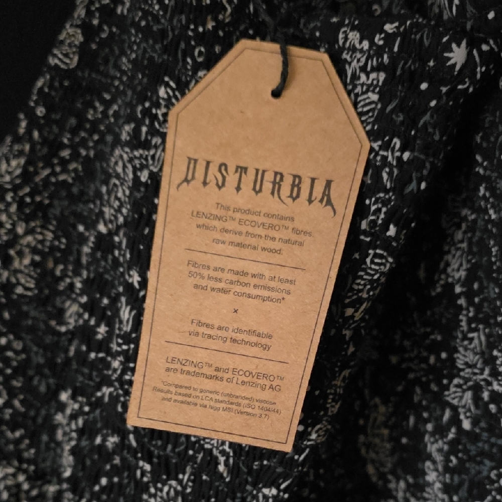 Disturbia Moth Pattern Maxi Dress NWT - Picture 9 of 13